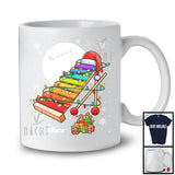 Personalized Santa Xylophone; Amazing Christmas Lights Custom Name Musical Instruments Player T-Shirt