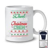 Personalized School Counselor Christmas Crew; Joyful Sweater Custom Name School Counselor Squad T-Shirt