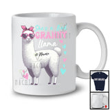 Personalized She's A Bad Granny Llama; Joyful Mother's Day Sunglasses Custom Name Llama T-Shirt