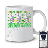 Personalized Shenanigans; Amusing St. Patrick's Day Custom Name Three Irish Goats Leprechaun T-Shirt