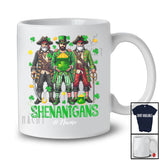 Personalized Shenanigans; Amusing St. Patrick's Day Custom Name Three Irish Pirates Leprechaun T-Shirt