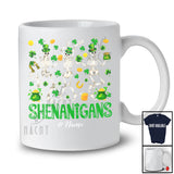 Personalized Shenanigans; Amusing St. Patrick's Day Custom Name Three Irish Skeletons Leprechaun T-Shirt