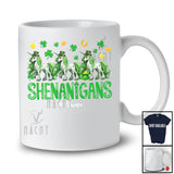 Personalized Shenanigans; Amusing St. Patrick's Day Custom Name Three Irish Unicorns Leprechaun T-Shirt