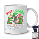 Personalized Sixth Grade Elf Squad; Merry Christmas Custom Name Teacher Students; X-mas T-Shirt