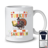 Personalized Skip The Turkey Serve Sandwich; Amusing Thanksgiving Custom Name Dinner Family T-Shirt