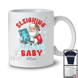 Personalized Sleighing X-Rays Baby; Humorous Christmas Santa; Custom Name Radiology Radiology T-Shirt