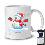 Personalized Snowman Playing Boxing; Fantastic Christmas Custom Name Boxing Player; Sport T-Shirt