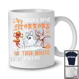 Personalized Some Horrors In This House, Scary Halloween Boo Pumpkin, Custom Name Dancer T-Shirt