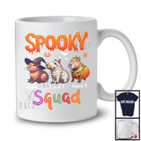 Personalized Spooky Squad; Adorable Halloween Custom Name Three Capybara; Wild Animal T-Shirt