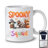 Personalized Spooky Squad; Adorable Halloween Custom Name Three Muskrat; Wild Animal T-Shirt