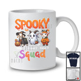 Personalized Spooky Squad; Horror Halloween Custom Name Three Goat Witch Boo Ghost T-Shirt