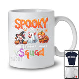 Personalized Spooky Squad; Horror Halloween Custom Name Three Pig Witch Boo Ghost T-Shirt