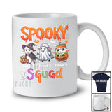 Personalized Spooky Squad; Horror Halloween Custom Name Three Sheep Witch Boo Ghost T-Shirt