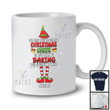 Personalized Spread Christmas Cheer Is Teaching Baking; Amusing Elf; Custom Name Teacher T-Shirt