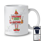 Personalized Spread Christmas Cheer Is Teaching Guitar; Amusing Elf; Custom Name Teacher T-Shirt