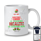 Personalized Spread Christmas Cheer Is Teaching Health; Joyful Custom Name Health Teacher T-Shirt