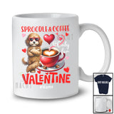 Personalized Sproodle And Coffee Only For Valentine; Lovely Custom Name Single; Animal T-Shirt