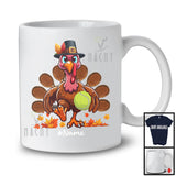 Personalized Tennis Racket Balls Turkey; Joyful Thanksgiving Custom Name Sport Player Team T-Shirt