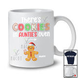 Personalized There's Cookie In Auntie's Oven; Amusing Christmas Pregnancy; Custom Name Baker Baking T-Shirt