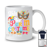 Personalized This Is My Purim Costume; Cheerful Custom Name Family; Purim Masked Party Parades T-Shirt