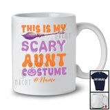 Personalized This Is My Scary Aunt Costume; Creepy Halloween Custom Name Family Group T-Shirt