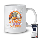 Personalized This Is My Scary Barber Costume, Happy Halloween Custom Name Barber Group T-Shirt