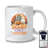 Personalized This Is My Scary Chef Costume, Happy Halloween Custom Name Chef Group T-Shirt