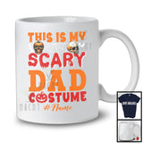 Personalized This Is My Scary Dad Costume; Creepy Halloween Custom Name Family Group T-Shirt