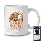 Personalized This Is My Scary Optician Costume, Happy Halloween Custom Name Optician Group T-Shirt