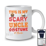 Personalized This Is My Scary Uncle Costume; Creepy Halloween Custom Name Family Group T-Shirt