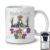 Personalized Trick Or Treat, Humorous Halloween Great Dane Custom Name, Pumpkin Face T-Shirt