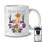 Personalized Trick Or Treat, Humorous Halloween Labrador Retriever Custom Name, Pumpkin Face T-Shirt