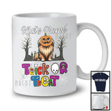 Personalized Trick Or Treat, Humorous Halloween Pekingese Custom Name, Pumpkin Face T-Shirt