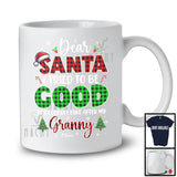 Personalized Tried To Be Good Take After My Granny; Plaid Christmas Santa; Custom Name Family T-Shirt