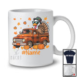 Personalized Turkey Driving Pick Up Truck; Amazing Thanksgiving Turkey Driver; Custom Name Family T-Shirt