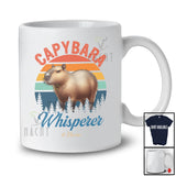 Personalized Vintage Retro Capybara Whisperer; Amusing Custom Name Wild Animal Lover T-Shirt