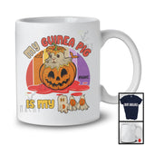 Personalized Vintage Retro Guinea Pig Is My Boo; Scary Ghost In Pumpkin; Custom Name T-Shirt