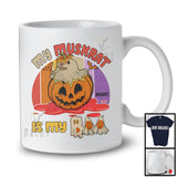 Personalized Vintage Retro Muskrat Is My Boo; Scary Ghost In Pumpkin; Custom Name T-Shirt