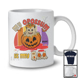 Personalized Vintage Retro Opossum Is My Boo; Scary Ghost In Pumpkin; Custom Name T-Shirt