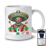 Personalized Viva Mexico; Lovely Independence Day Custom Name Men; Mexican Flag Sombrero T-Shirt