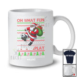 Personalized What Fun It Is To Play; Wonderful Christmas Sweater Custom Name Playing Soccer T-Shirt