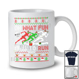 Personalized What Fun It Is To Run; Wonderful Christmas Sweater; Custom Name Running Runner T-Shirt