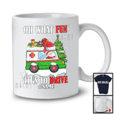 Personalized What Fun To Drive; Humorous Christmas Santa Ambulance; Custom Name Driver T-Shirt