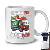 Personalized What Fun To Drive; Humorous Christmas Santa Garbage Truck; Custom Name Driver T-Shirt