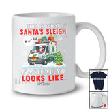 Personalized What Santa's Sleigh Looks Like; Joyful Christmas Ambulance; Custom Name Driver T-Shirt