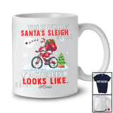 Personalized What Santa's Sleigh Looks Like; Joyful Christmas Bicycle; Custom Name Rider T-Shirt