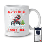 Personalized What Santa's Sleigh Looks Like; Joyful Christmas Dirt Bike; Custom Name Rider T-Shirt