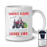 Personalized What Santa's Sleigh Looks Like; Joyful Christmas Tractor; Custom Name Driver T-Shirt