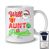 Personalized Will Trade Aunt For Presents; Wonderful Christmas Snow Lights; Custom Name Family T-Shirt