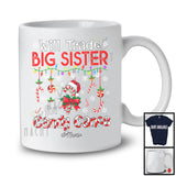 Personalized Will Trade Big Sister For Candy Canes; Merry Christmas Lights Custom Name Family T-Shirt